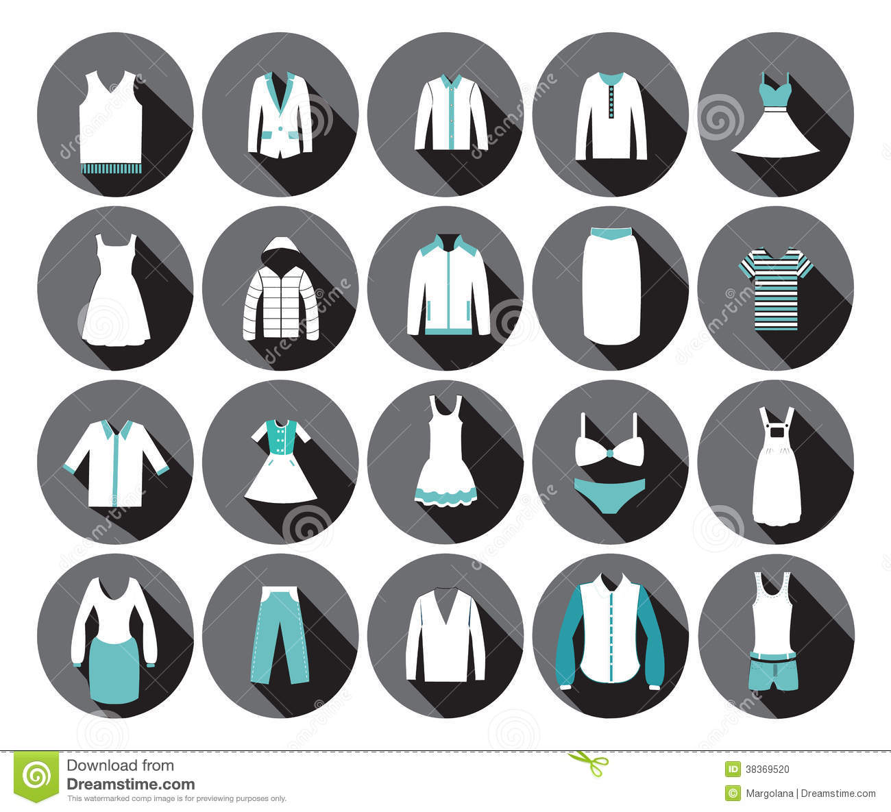 Clothing Department Icons