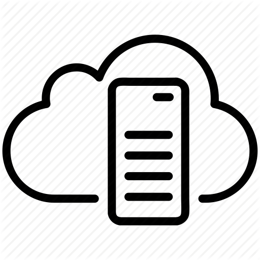 Cloud Data Center Icon Cloud Data Center Icon
