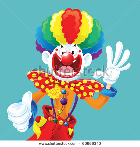 Clown Thumbs Up Clown Thumbs Up