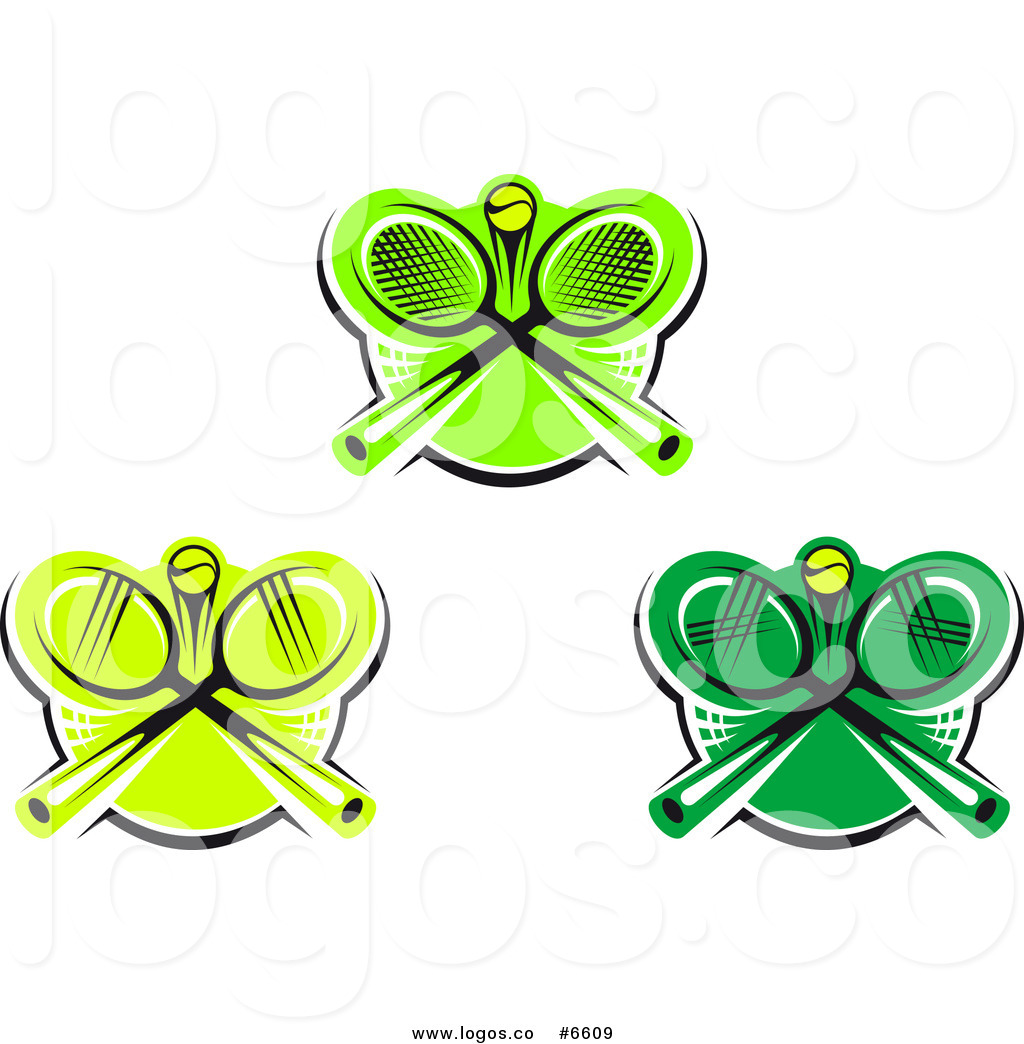 Crossed Tennis Rackets Clip Art