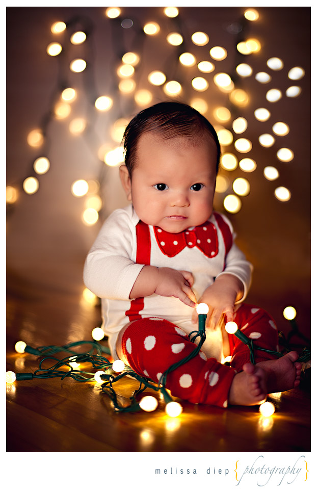 Cute Baby Christmas Card Idea
