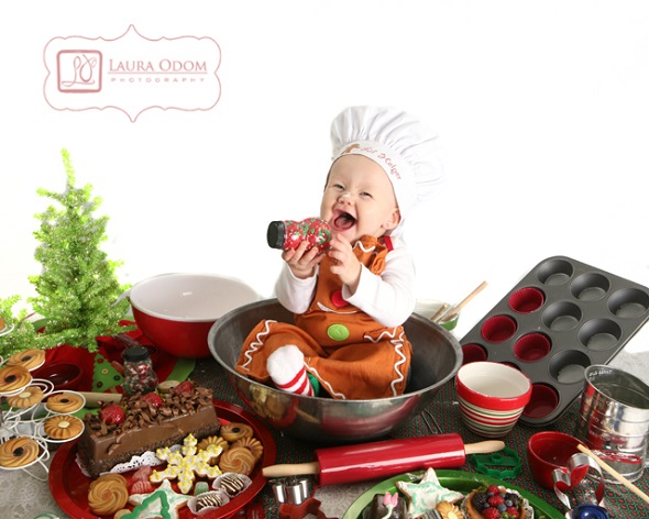 Cute Christmas Picture Ideas for Babies