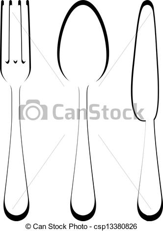 Cutlery Vector Clip Art
