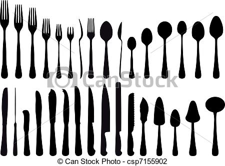 Cutlery Vector Clip Art