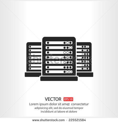 Data Center Vector Icons Data Center Vector Icons