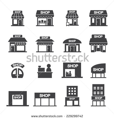Department Store Vector Icon