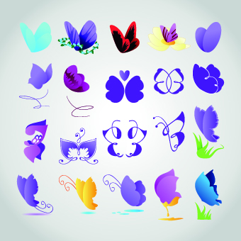 Different Butterfly Logos