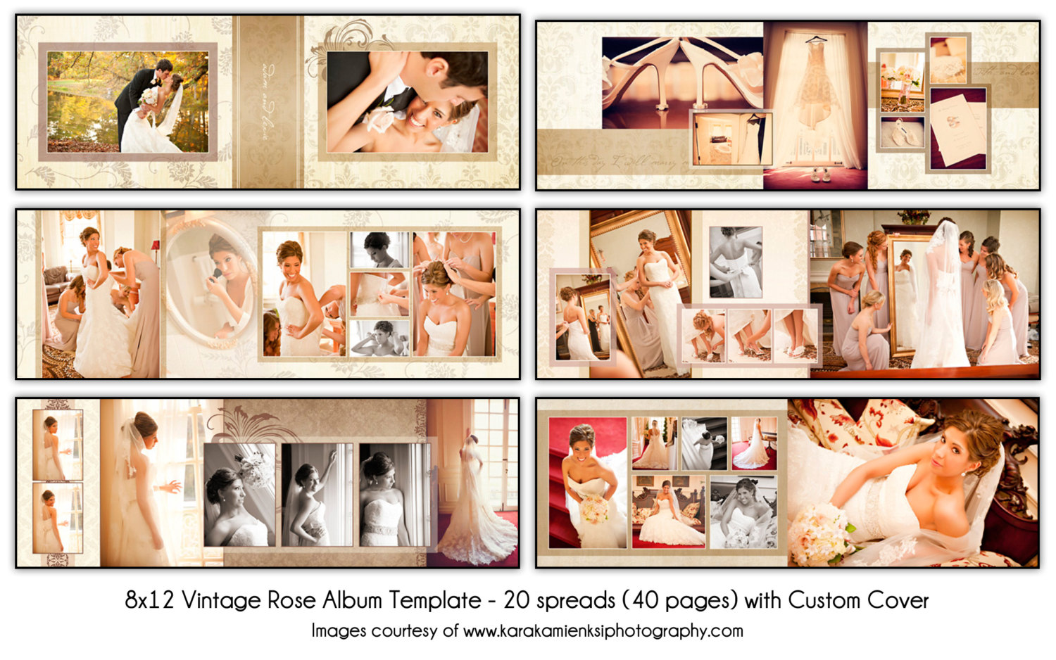 Digital Wedding Album Templates