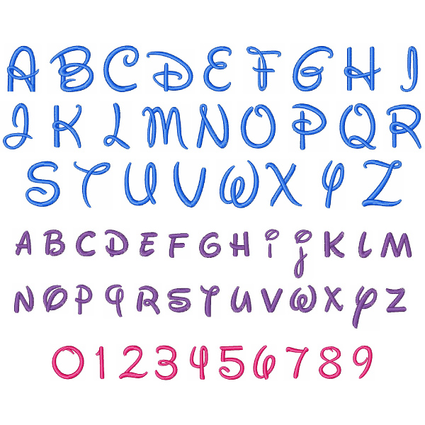 Disney Font Alphabet Letters Disney Font Alphabet Letters