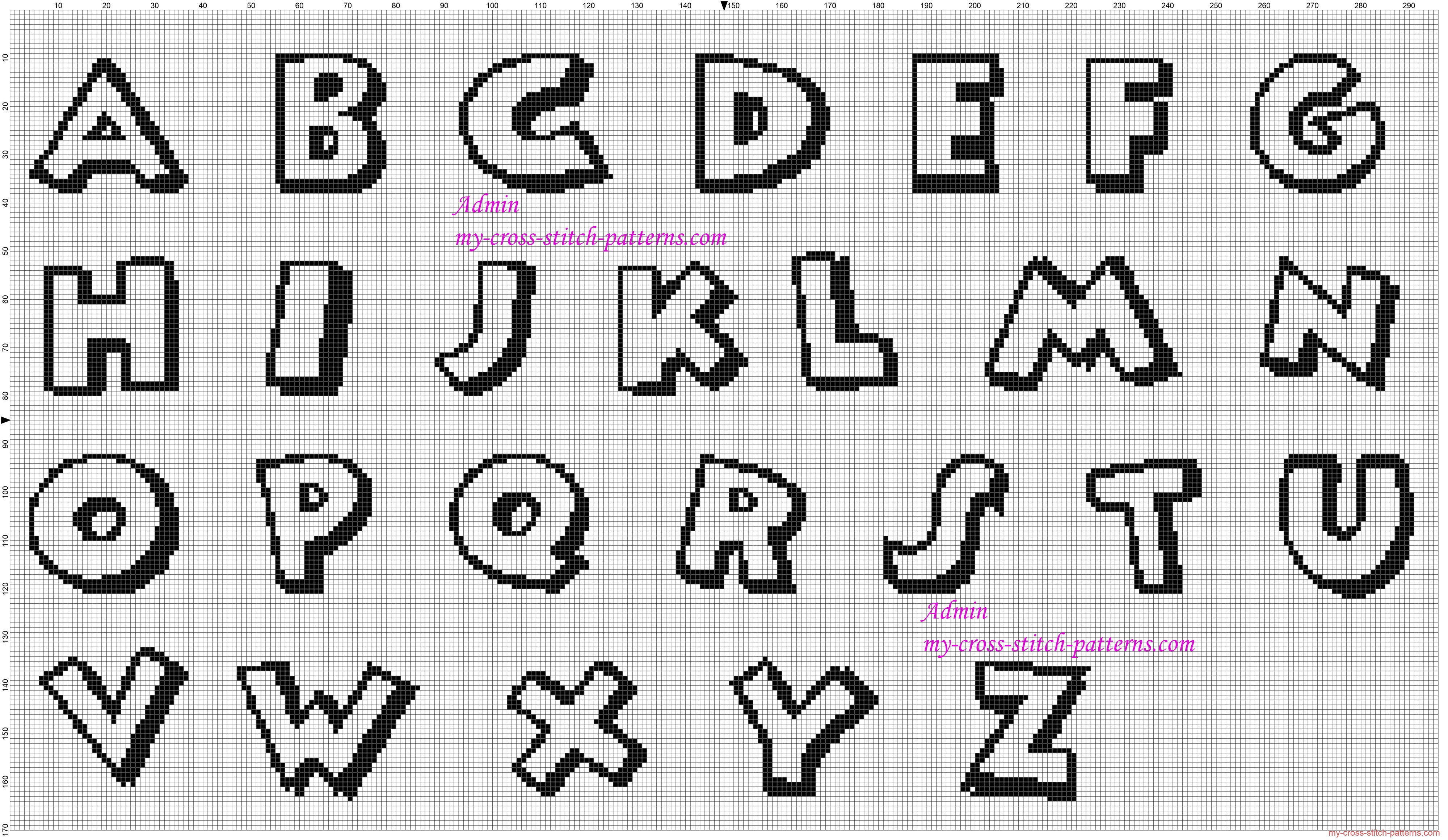 Disney Mickey Mouse Black and White Alphabet Letters