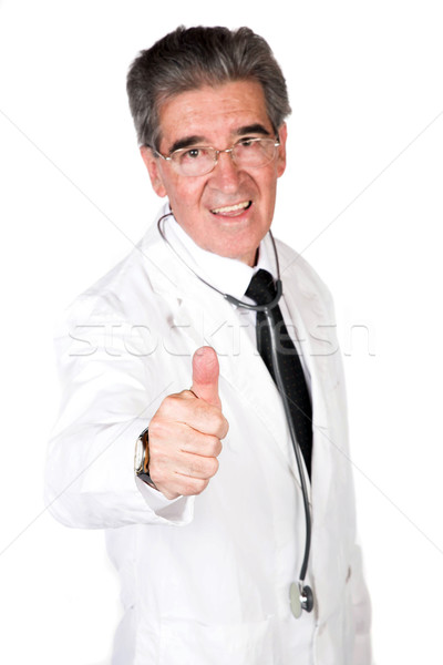 Doctor with Thumbs Up Doctor with Thumbs Up