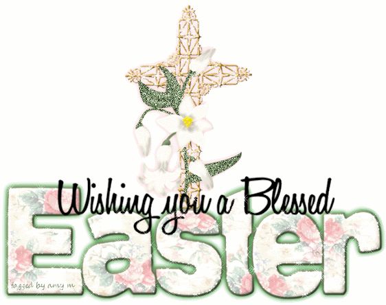Easter Blessings Religious Clip Art