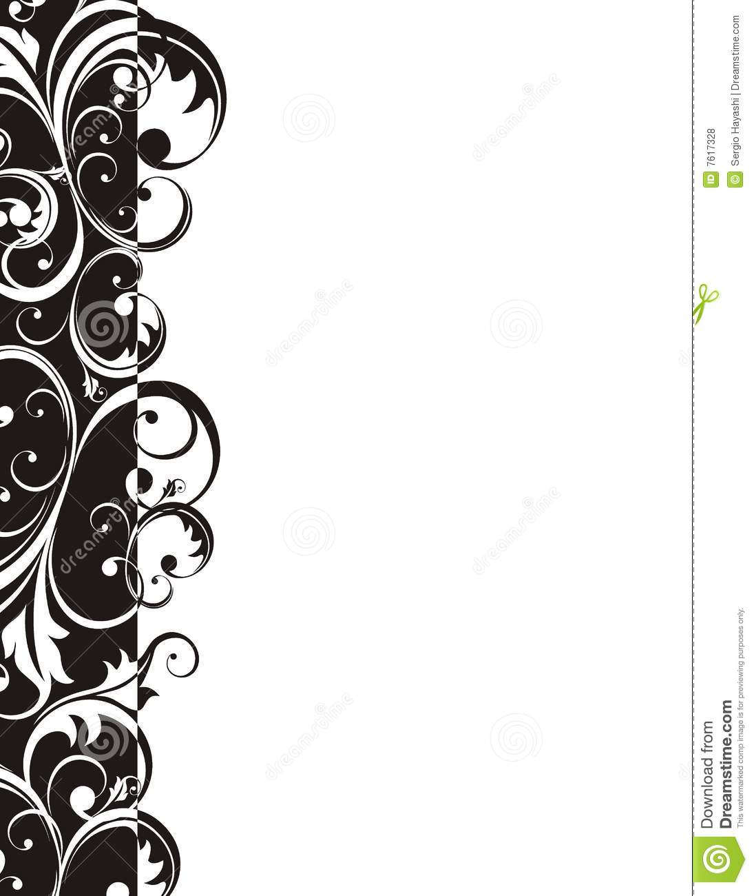 Elegant Black Page Border Elegant Black Page Border