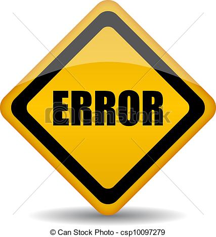 Error Sign Clip Art