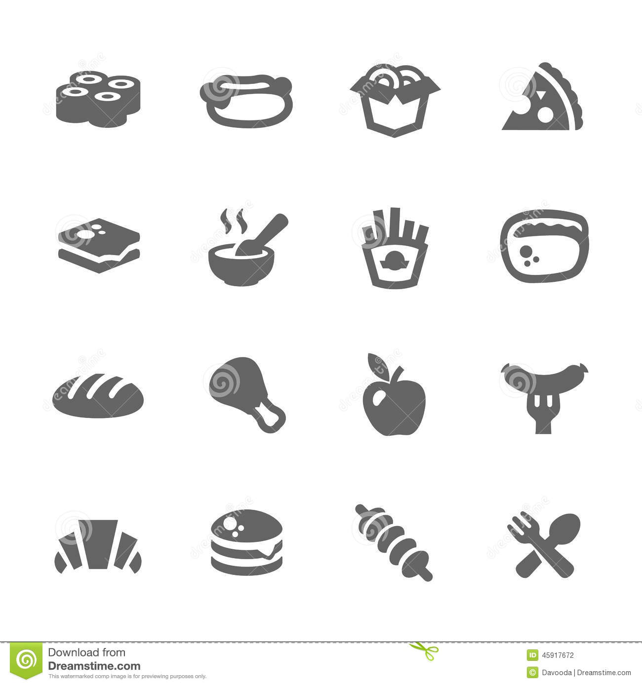 Fast Food Icons