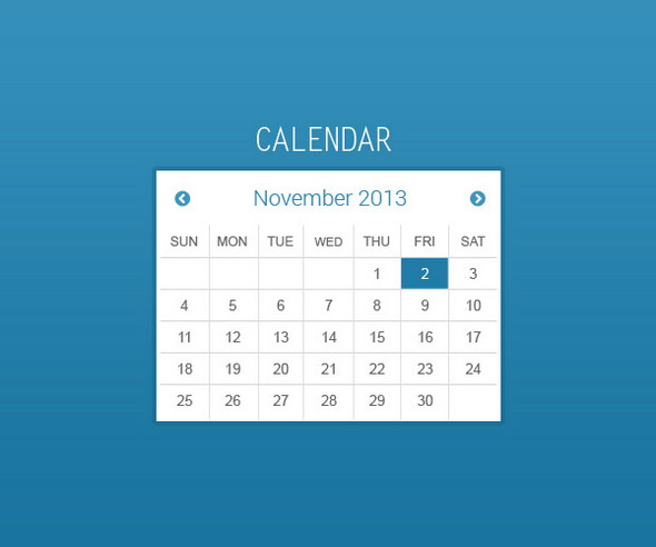 Flat Calendar Icon