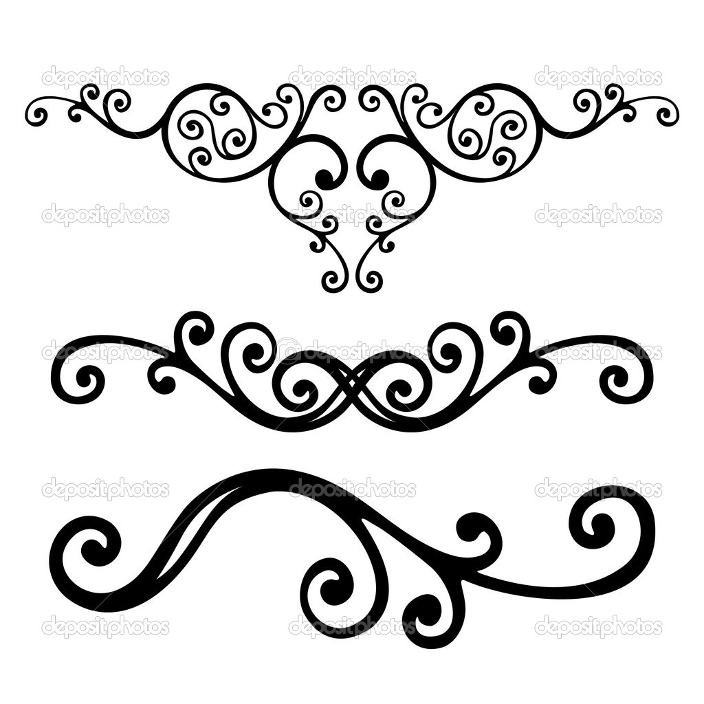 13 Floral Vector Lines Images Floral Line Vector Clip Art Free Free