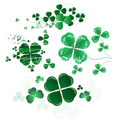 Four Leaf Clover Vector Free Four Leaf Clover Vector Free