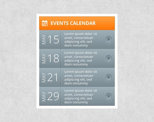 Free Calendar of Events Template