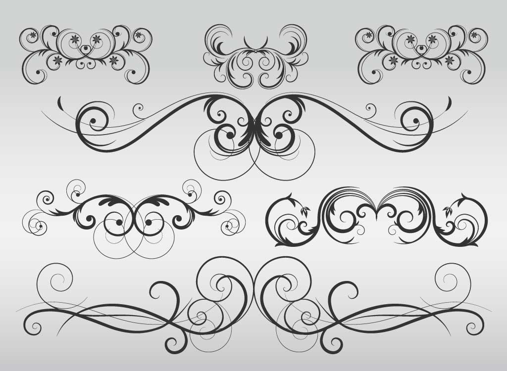 Free Clip Art Flourish Vectors