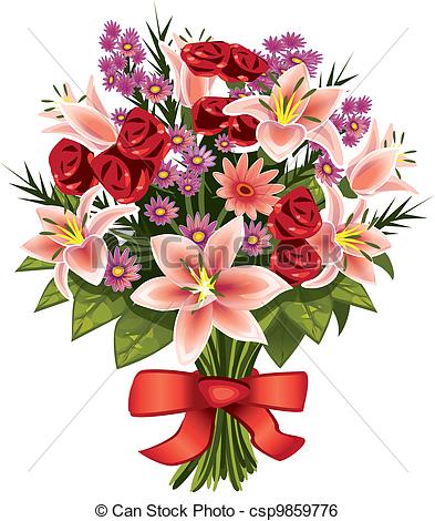 Free Clip Art Flowers Bouquet