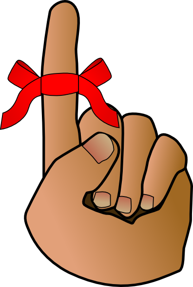 Free Clip Art Reminder Finger