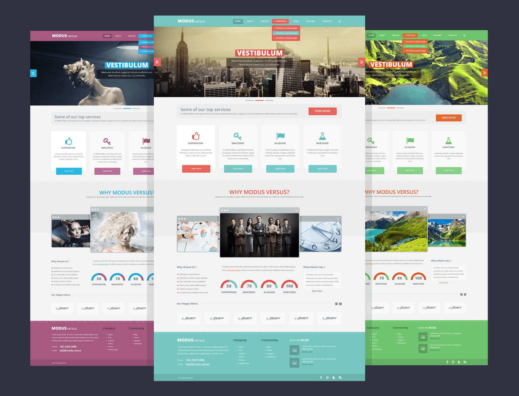 Free PSD Web Design Templates