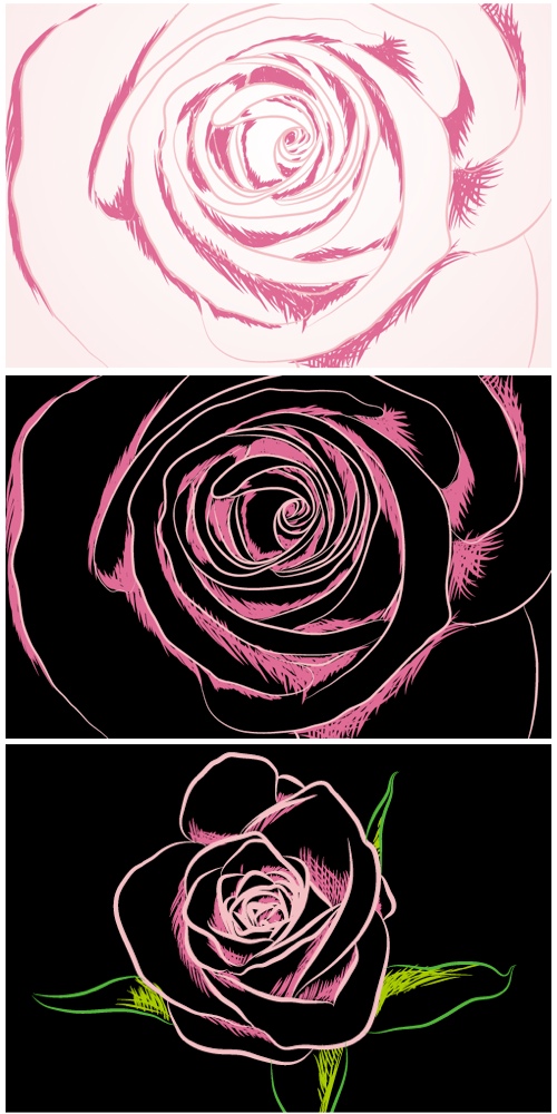 Free Rose Vector Art