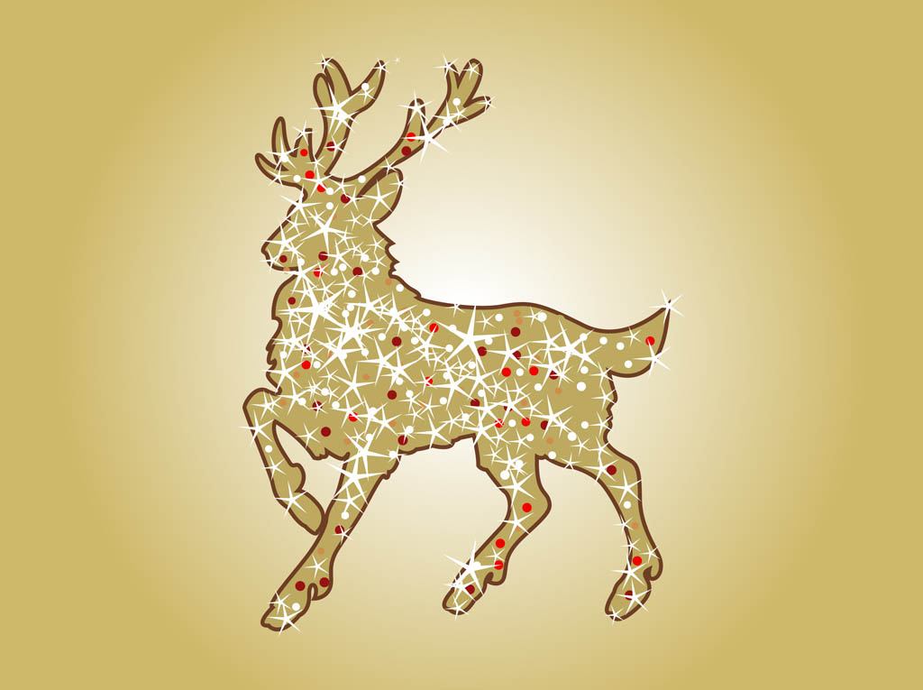 Free Vector Christmas Reindeer