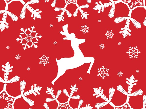 Free Vector Christmas Reindeer