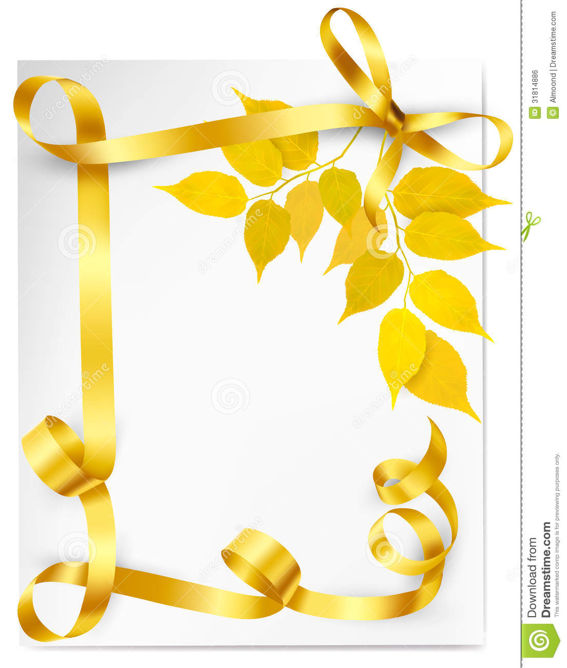 Free Vector Gold Ribbons