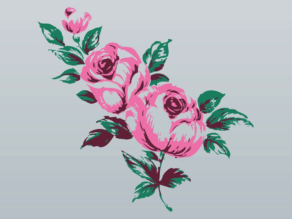 Free Vector Graphic Roses