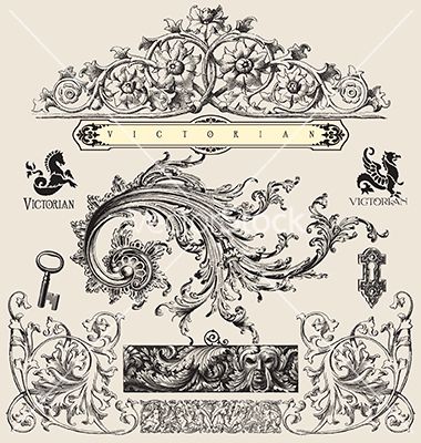 Free Vector Victorian Clip Art