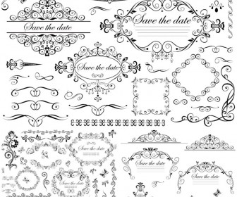 Free Vector Wedding Borders and Frames