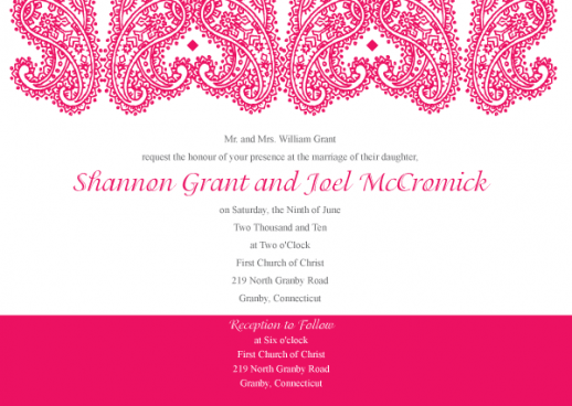 Free Wedding Invitation Templates