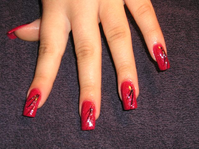 Full Color Acrylic Nail Designs