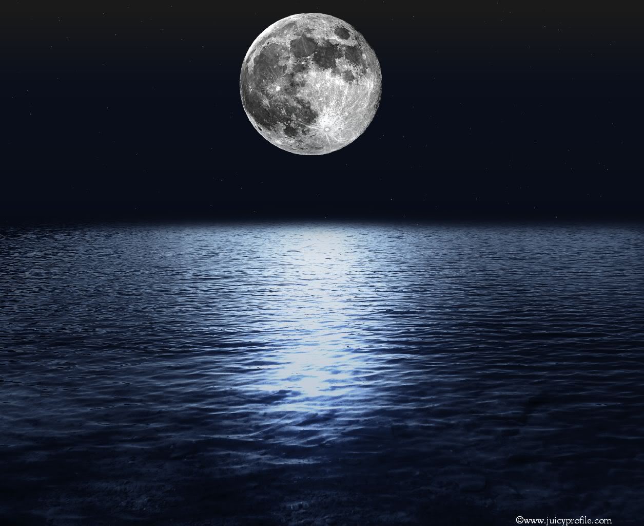 Full Moon Over Water