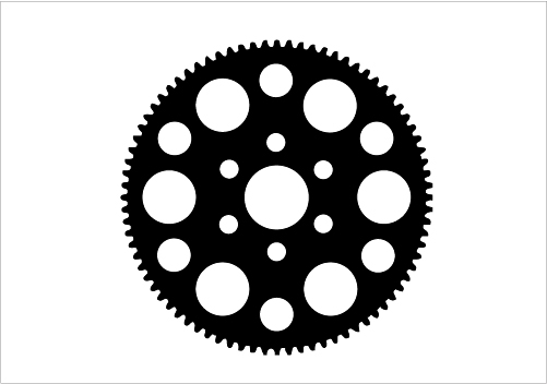Gear Silhouette Vector Gear Silhouette Vector