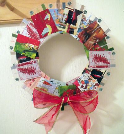 Gift Card Wreath