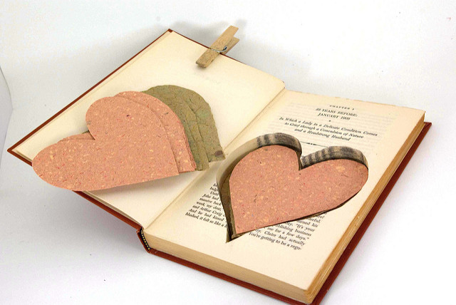 Heart Cut Out Book Heart Cut Out Book