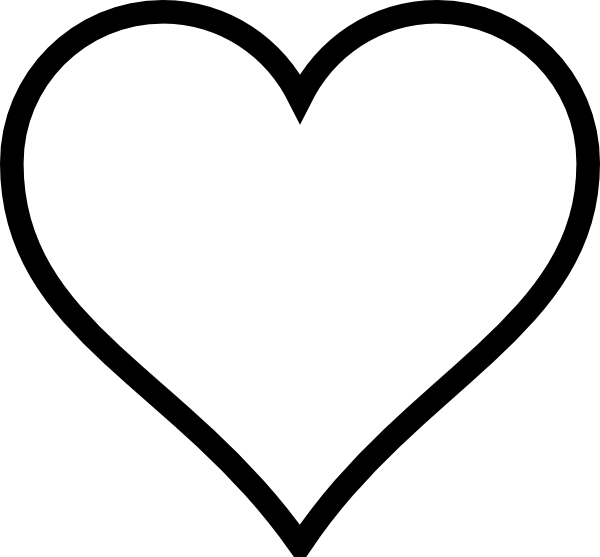 Heart Outline Clip Art