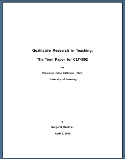 How to Make a Title Page MLA Format How to Make a Title Page MLA Format