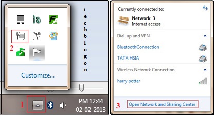 Internet Access Windows 7 Network Icon