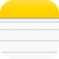 iOS 7 Notes App Icon