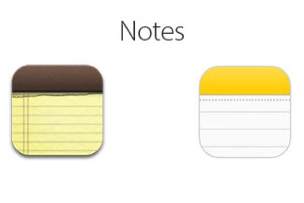 iOS 7 Notes Icon