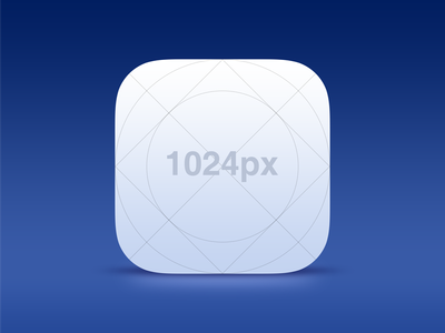 iOS App Icon Template