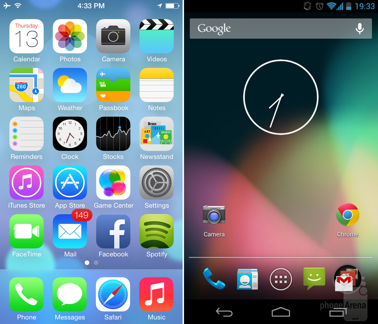 iPhone Home Screen iOS 7