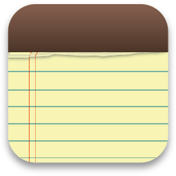 iPhone Notes App Icon