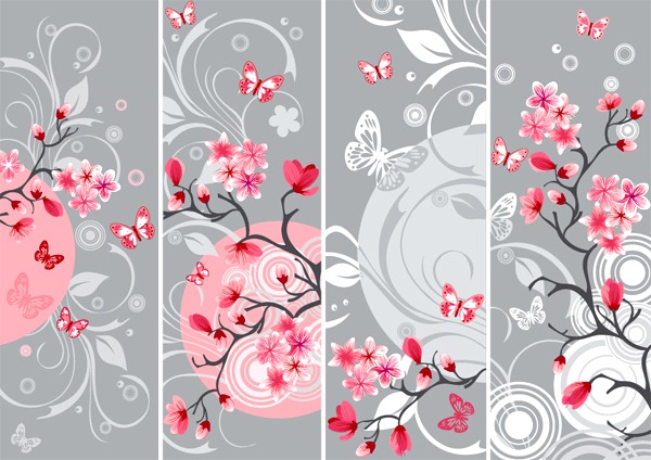 Japanese Cherry Blossom Pattern