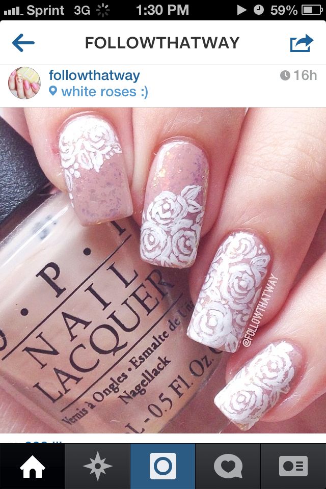 Lace Nail Design